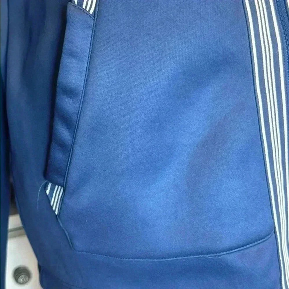 Michael Kors Track Jacket Men’s Size Medium Royal Blue Full Zip Up Hooded Size M - Picture 11 of 11